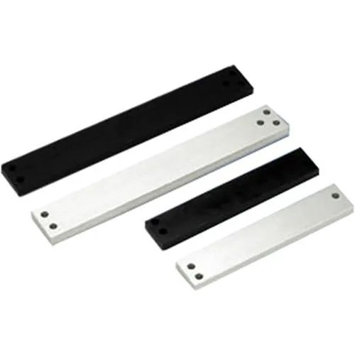 Securitron ASB-32CL 8" Aluminum Shim Bracket for Aluminum Doors M32, Clear