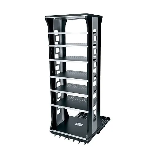 Middle Atlantic ASR-42-HD Middle Atlantic ASR42HD Slide-Out and Rotating 6-Shelf System with Thermal Ventilation, 42" Height