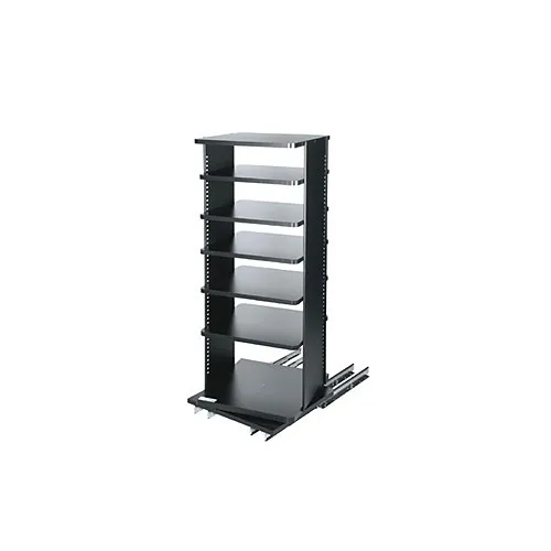 Middle Atlantic ASR-42 Slide-Out and Rotating 6-Shelf System, 42" Height, Black