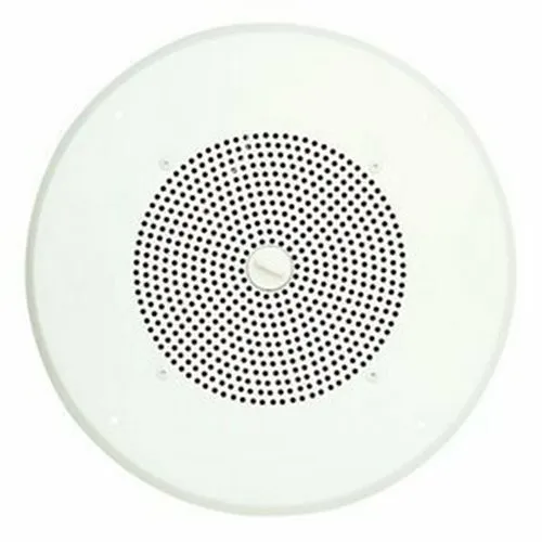 Bogen ASWG1DK 8" Self-Amplified Ceiling Speaker, Detachable Front-Mounted Volume Control Knob, Off White