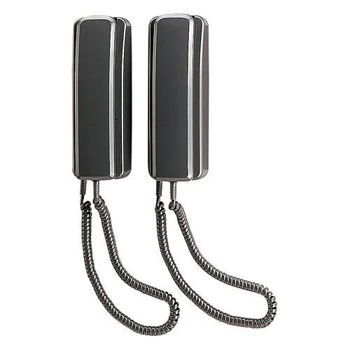 Aiphone AT-406B/A Handset-to-Handset System, Charcoal Gray, AT-206B, AT-306B