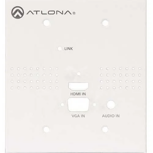 Atlona AT-HDVS-TX-WP-NB Blank Face Plate for HDVS Series Wall Plate Switchers