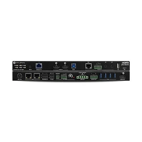 Atlona AT-OME-CS31-SA-HDBT 3-Input HDBaseT and HDMI Switcher, Mixer Amplifier, and USB Hub