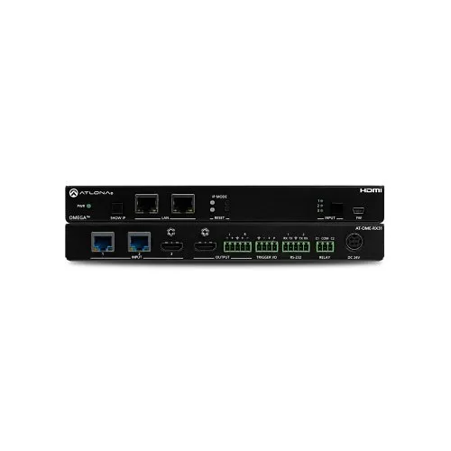 Atlona AT-OME-RX31 Omega 4K/Ultra HD Receiver w/Dual HDBaseT inputs, HDRMI Input and HDMI Output