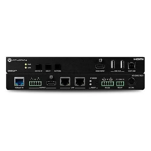 Atlona AT-OME-SR21 Switcher Receiver with Scaler and USB HD BaseT and HDMI Inputs