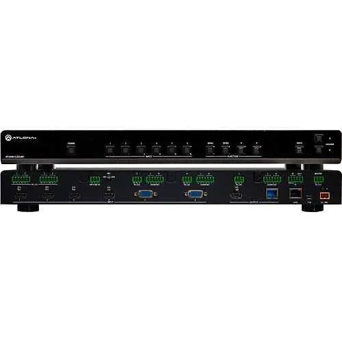 Atlona AT-UHD-CLSO-601 4K/Ultra HD Multi-Format Switcher with PoE and Automatic Display Control