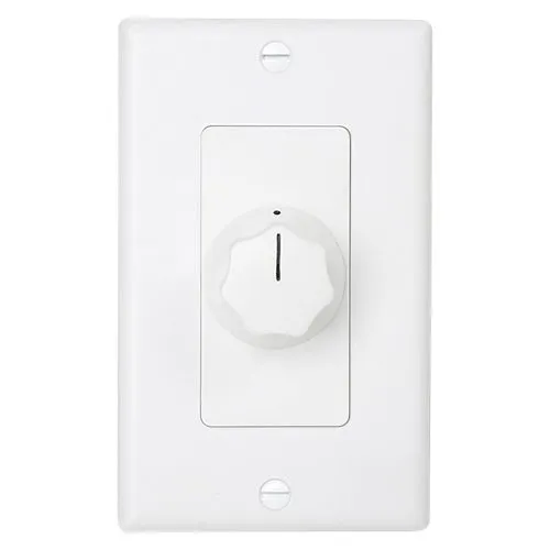 AtlasIED AT10D Deluxe Decora Plate Mounted 10W Attenuator, 3dB Steps