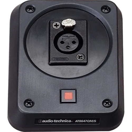 Audio-Technica AT8647QM/S Microphone Shock-Mount Plate with Switch, XLRF Type Connector Mount