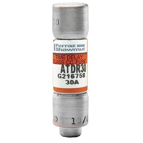 Mersen ATDR30 Class CC Amp-Trap Time Delay Fuses, 600V AC, 30A