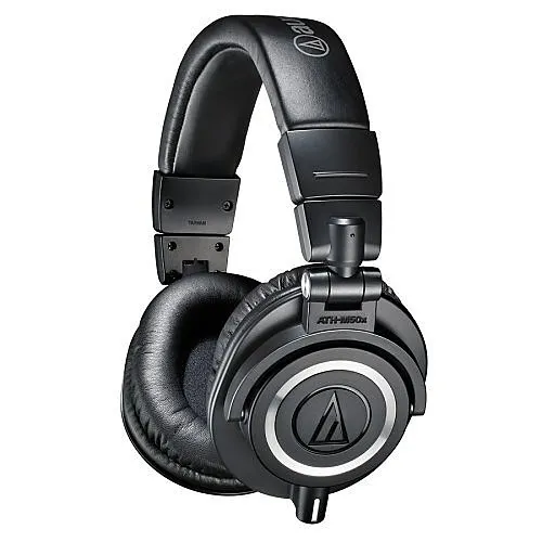 Audio-Technica ATH-M50X Professional Monitor Headphones, Black