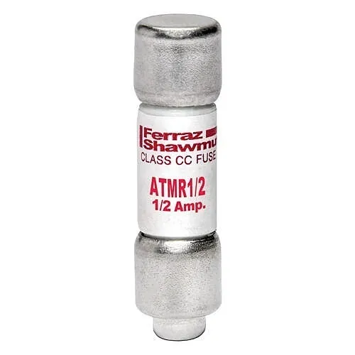 Mersen ATMR1/2 Class CC Amp-Trap Fast Acting Fuses, 600V AC, 0.500A