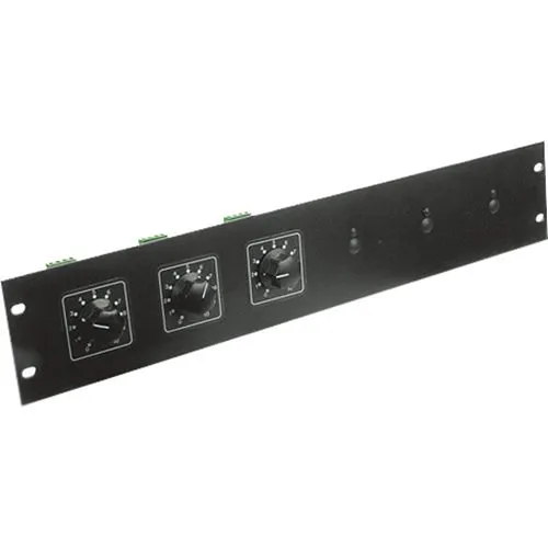 AtlasIED ATPLATE-052 Attenuator Rack Mounting Plate, Holds up to Attenuators