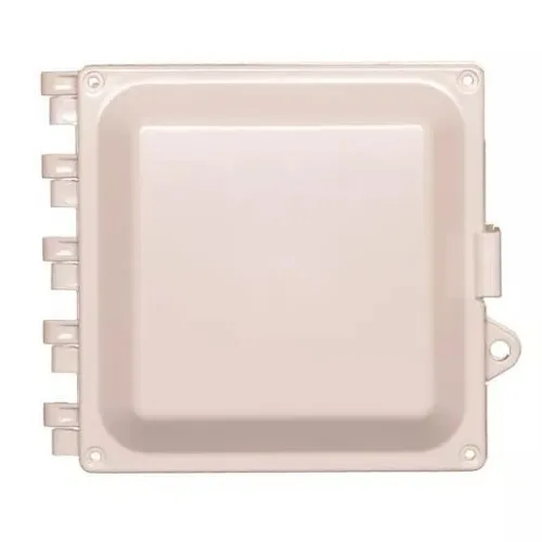 Hubbell ATS-00462 6x6x4 Nonconfigured Polycarbonate Enclosure with Solid Door and Latch Lock