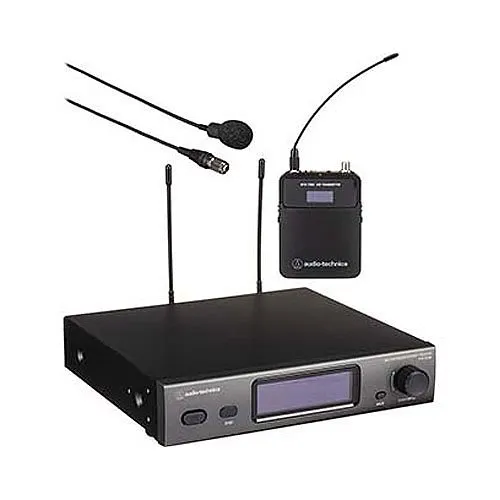 Audio-Technica ATW-3211/831 3000 Series Wireless Lavalier Microphone System, DE2 Band