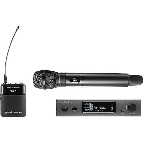 Audio-Technica ATW-3211/892XTHDE2 3000 Series Wireless Omni Earset Microphone System, Beige