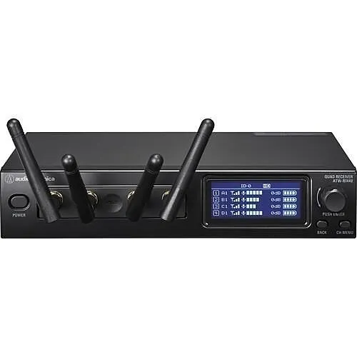 Audio-Technica ATW-R1440 System 20 PRO 4-Channel Receiver, 2.4 GHz
