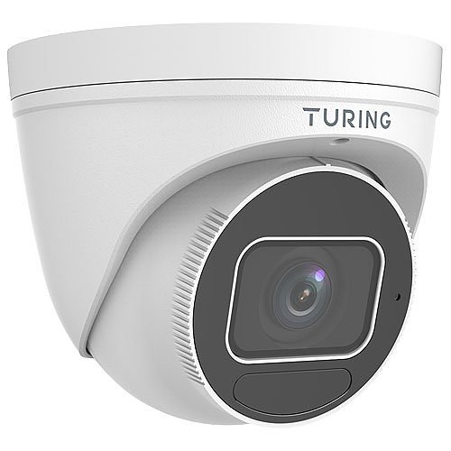 Turing Video TP-MVD5MV2 SMART Series 5MP TwilightVision Zoom Turret IP Camera, 2.7-13.5mm Motorized Lens