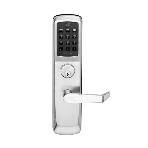 Yale AU-NTT620-NR 626 RHR 2153 Grade 1 nexTouch Generation 1 Rim Exit with Capacitive Touchscreen Keypad, Satin Chrome