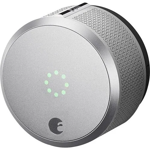 August Smart Lock Pro, 3rd Gen with Z-Wave, Silver (AUG-SL03-M03-S03)