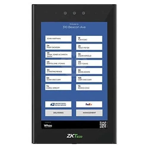 ZKTeco AURA12 Weatherproof Smart Intercom System, 2-Way Audio, 1-Way Video