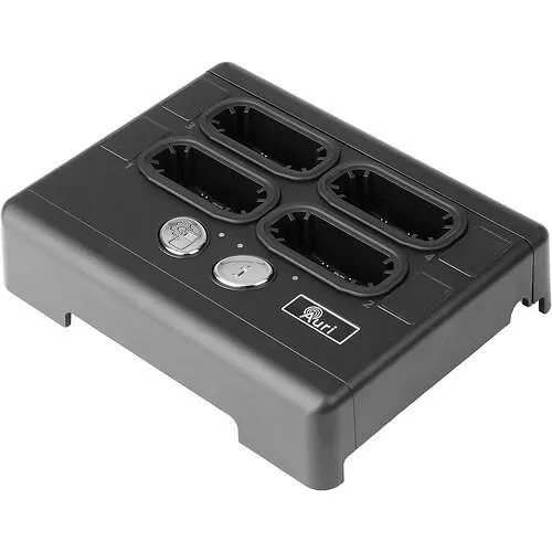 Listen Technologies AURI-D4-01 Auri Docking Station 4-Slot, Network-Enabled, Receiver Configuration Storage, Black