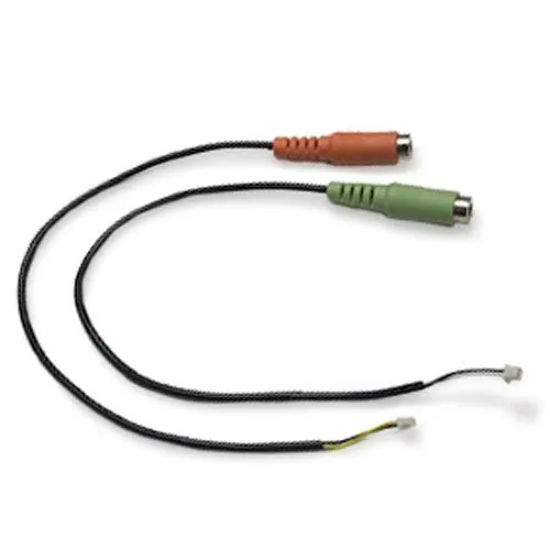 IDIS AV-1AK Audio Cable, 2-Pin Connector to 3.5mm Jack for Select Domes