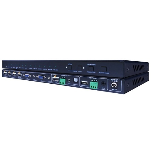 Evolution EVSW1061 Evolution 6X1 Multi-format Scaler Switcher