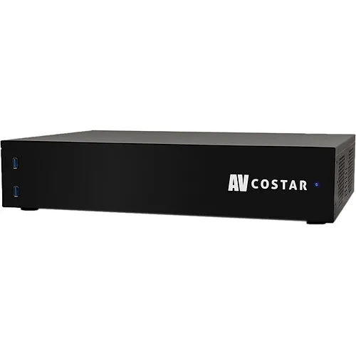 IDIS AV-CCDS8T 32-Channel Cloud Managed Compact Desktop NVR Server with Linux OS, Dual NIC, 8TB