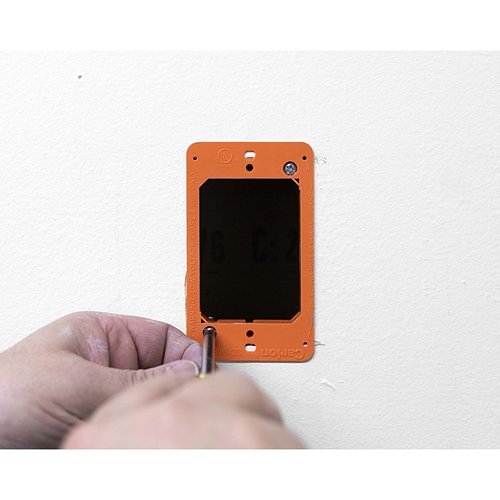 Jonard Tools WTL-12 Wall Box Template and Level for Non-Metallic Boxes, 1-Gang and 2-Gang