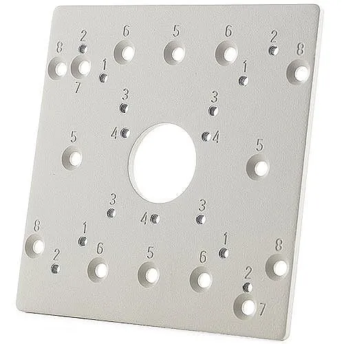 IDIS AV-EBAS-W Square Electrical Box Adapter for ConteraIP Panoramic, Micro Bullet and Bullet Cameras, White