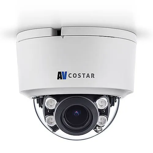 IDIS AV02CID-200 ConteraIP 2MP Indoor IR WDR Dome IP Camera, 2.7-13.5 Motorized Lens