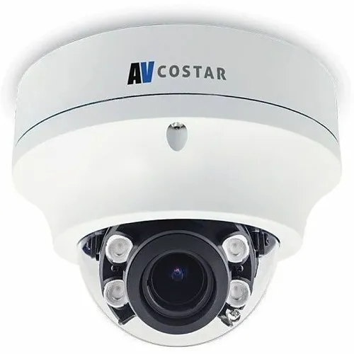 IDIS AV02CLD-200 ConteraIP Outdoor Dome Series 2.1MP Dome IP Camera All-in-One H.265/H.264 Total PoE Solution, PoE and Auxiliary Powe, NDAA Conplient