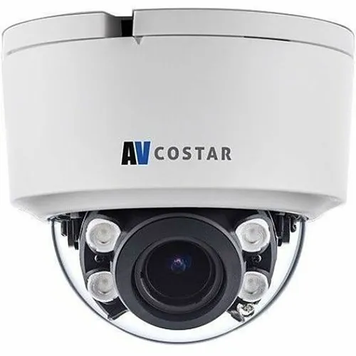 IDIS AV05CID-201 ConteraIP Outdoor Dome Series 5MP Dome IP Camera H.265/H.264 All-in-One Fixed or Motorized Remote Focus and Zoom Varifocal Lens True Day/Night Indoor, NDAA Complient