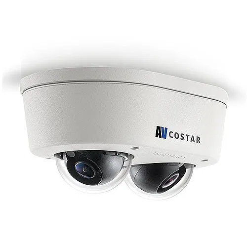 IDIS AV4956DN-28 ConteraIP 4MP Omni-Directional Dual-Sensor Dome IP Camera, x 2.8mm Lenses