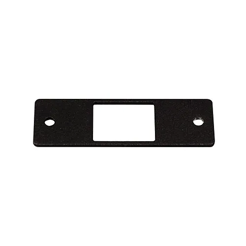 Wiremold AV9008BK Keystone Jack Plate, Black, TAA Compliant