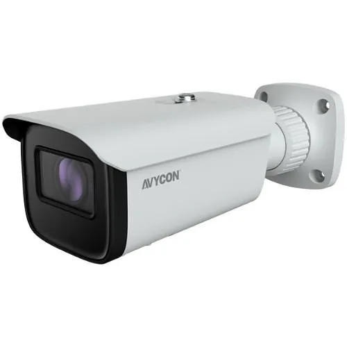 AVYCON AVC-BLN41AVT Diversity Series 4MP H.265 Waterproof IR Bullet IP Camera, 2.8-12mm Motorized Lens, White
