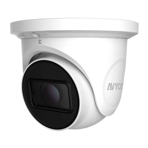 AVYCON AVC-ELN41AVT Diversity Series 4MP H.265 Waterproof IR Turret IP Camera, 2.8-12mm Lens, White