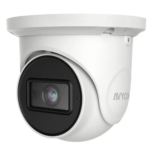 AVYCON AVC-ELN81FT/2.8 8MP H.265 IR Water-Proof Turret IP Camera, 2.8 Lens, White