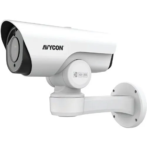 AVYCON AVC-LHN51SVT-A1S 5MP Outdoor IR PTZ Bullet Camera, 12X Lens, White
