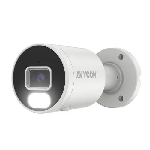 AVYCON AVC-NBB81F28 8MP Dual Light Bullet IP Camera, 2.8mm Fixed Lens