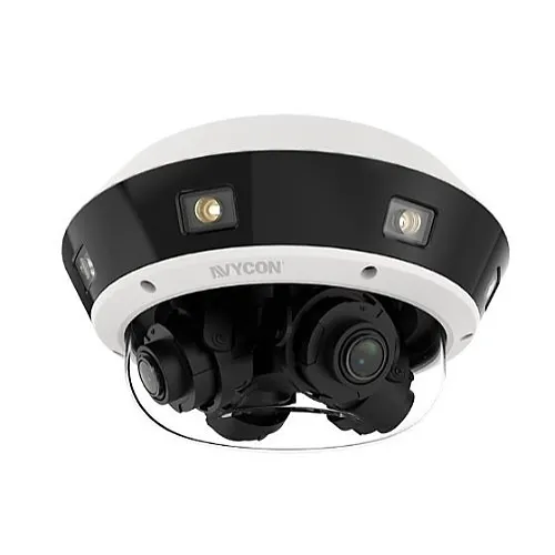 AVYCON AVC-NCMS321M04 32MP H.265 Multi-Sensor IP Camera, 24/7 Color 360° Multi-Directional, Motorized Autofocus Lens, White