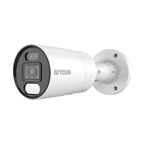 AVYCON AVC-NDB81F28 Diversity Series 8MP Bullet IP Camera with Active Deterrence, 24/7 Color, H.265, 2.8mm Fixed Lens