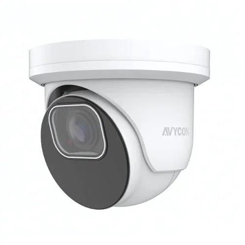 AVYCON AVC-NKE81M 8MP Outdoor IR Dome IP Camera, 2.7-13.5mm Varifocal Lens, White