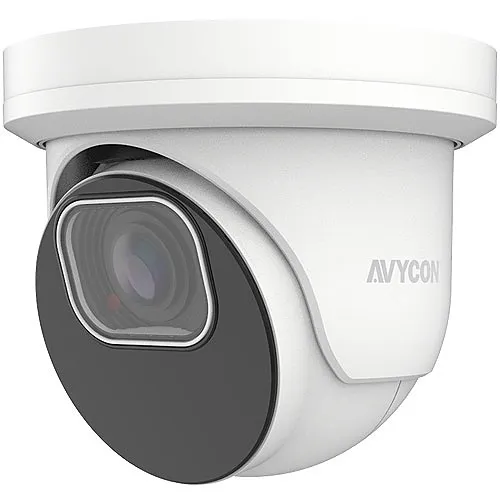 AVYCON AVC-NPE51M Diversity Series 5MP H2.65 IR Turret IP Camera, 2.7-13.5mm Motorized Lens, NDAA Compliant, White (Replaces AVC-NSE51M)