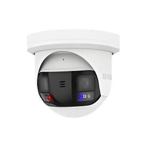 AVYCON AVC-NPE81F2D Diversity Series 8MP H.265 Dual Lens Panoramic Turret IP Camera, IP67, White