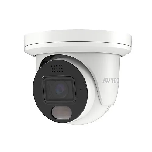 AVYCON AVC-NUE81F28 8MP H.265 Turret IP Camera, 2.8mm Fixed, White