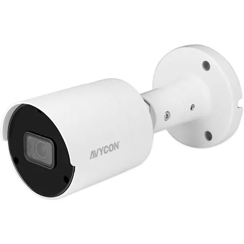 AVYCON AVC-TB81F28 4K HD-TVI/CVI/AHD Analog Outdoor IR Bullet Camera, 2.8mm Lens, White