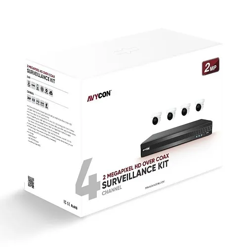 AVYCON AVK-TE21E4-1T 2MP HD Over Coax Surveillance Kit