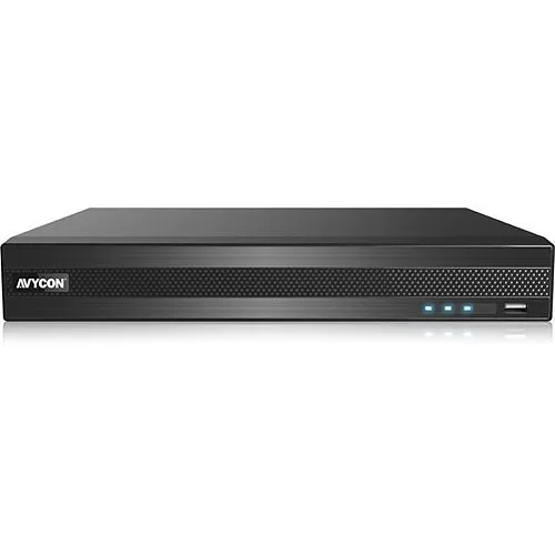 AVYCON AVK-TL91E6 7-Piece Surveillance Kit, (1) 8-Channel DVR, 2TB HDD, (6) 2.1MP IR Turret Dome Cameras, 2.8mm Lens, White