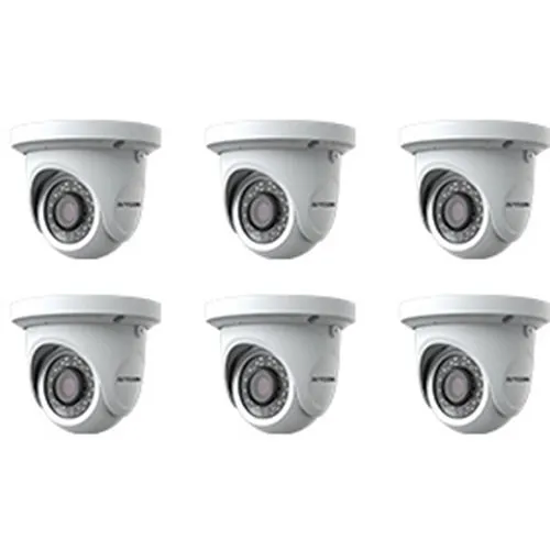 AVYCON AVK-TL91E6/2.8 Surveillance Kit (1) 8-Channel DVR, 2TB HDD (6) 2.1MP IR Turret Dome Cameras, 2.8mm Lens